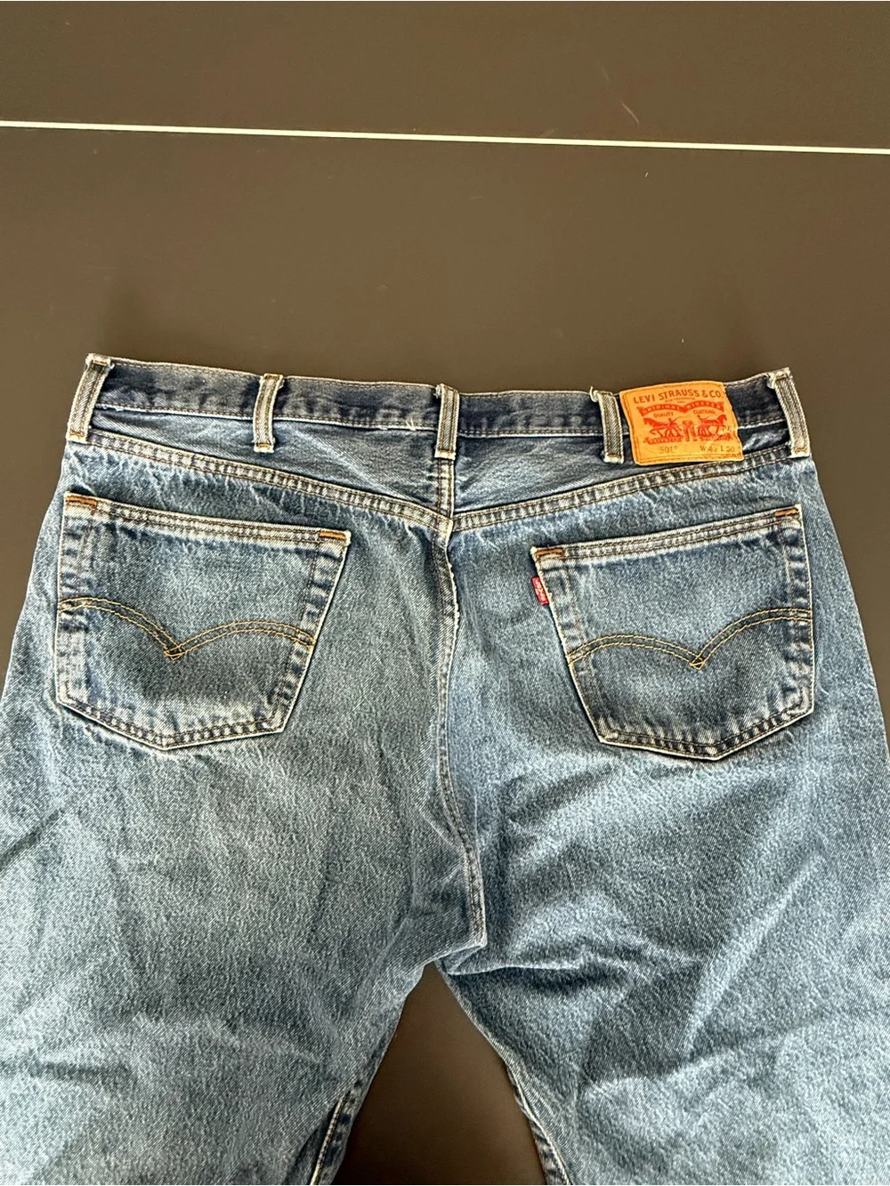 Levi's Men's Straight Leg Blue Denim Jeans